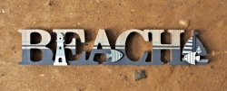 Schriftzug BEACH ca. 40 x 7 cm